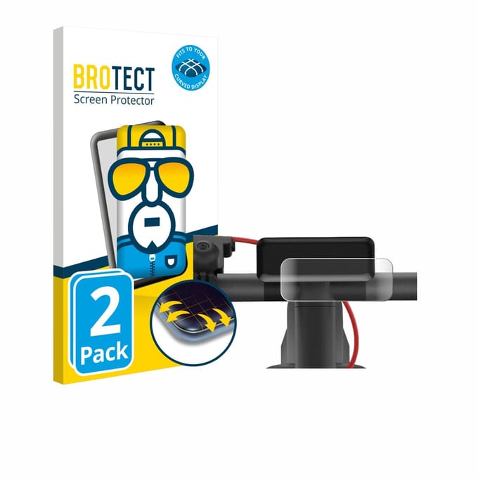 BROTECT - Screenprotector voor Navee V50i Pro - Folie Beschermfolie transparant volledig dekking - 2 Stuks