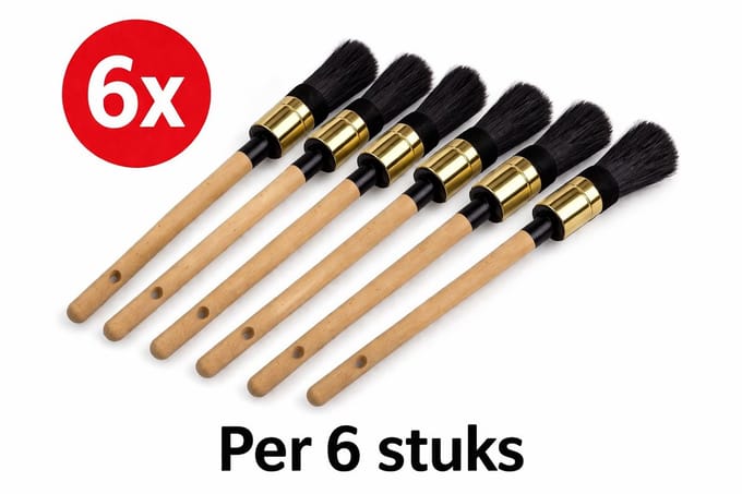 Meesterhand Classic 55 Patentpuntkwast Maat 16 - 28 mm - 6 Stuks