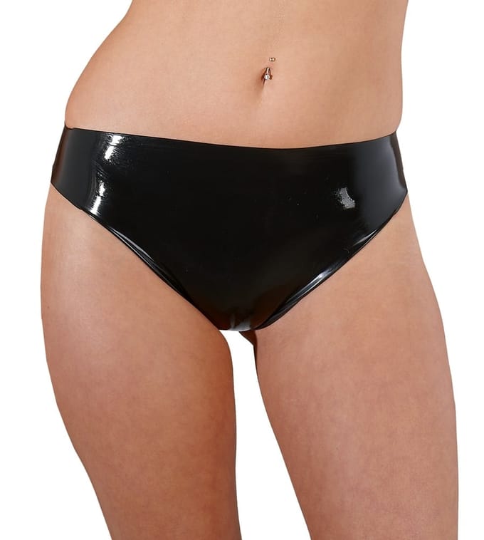 Latex Slip - Zwart