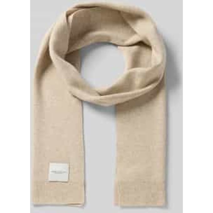 Profuomo Scarf Wool Sjaals Heren - Beige - Maat ONESIZE