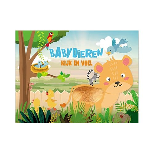 Babydieren - kijk en voel Kartonboekjes