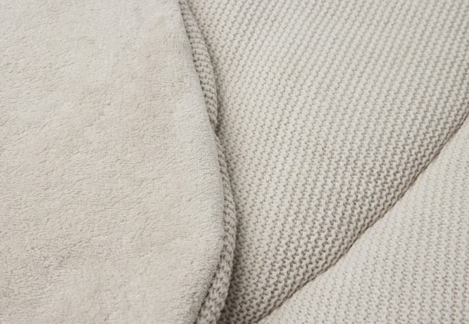 Jollein Boxkleed Rond ⌀ 95cm Basic Knit - Nougat
