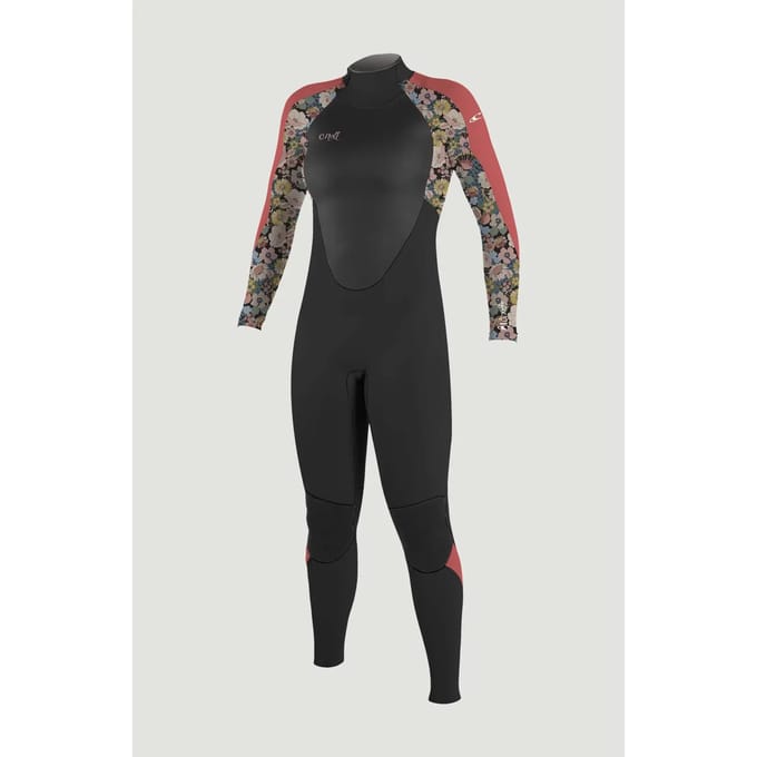 Rugwetsuit met volledige rits voor meisjes O'Neill Epic 4/3