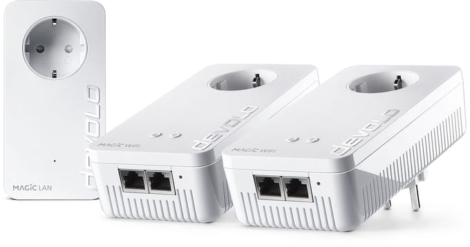devolo Magic 2 WiFi 6 next Multiroom Kit - Powerline Adapter - Mesh WiFi - WiFi 6 - 3000 Mbps - NL