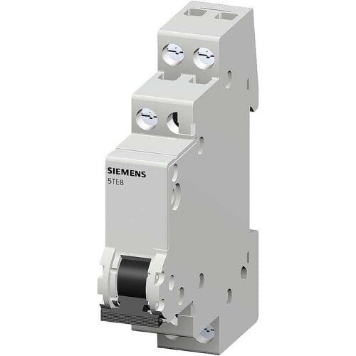 Groepenschakelaar Grijs 1-polig 6 mm² 20 A 1x wisselcontact Siemens 5TE8141