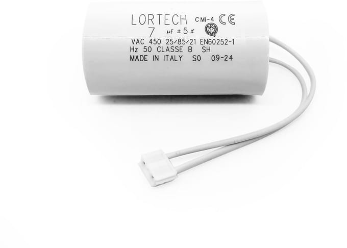 Motorcondensator 7µF voor Bubendorff Rolluikmotor met Aansluiting