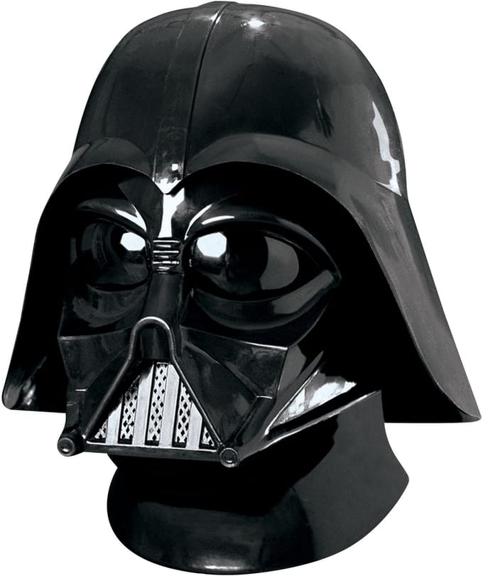 "2-delig masker van Darth Vader™ uit Star Wars™ voor volwassenen - Verkleedmasker - One size"