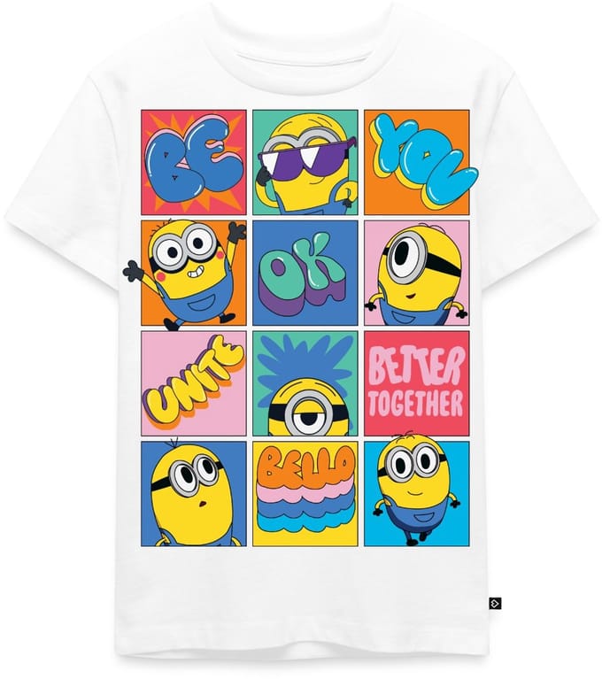 Minions Be You Positief En Lief Ontwerp Premium T Shirt Kinderen