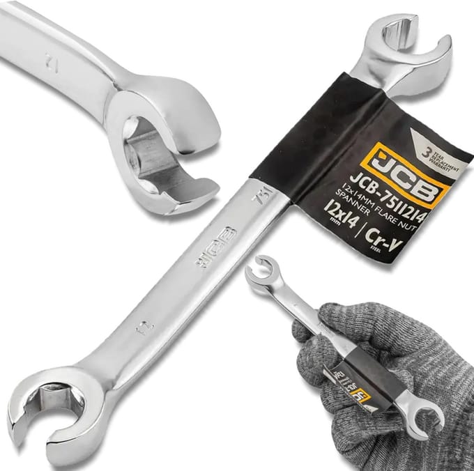 JCB - Ringsleutel - 6-kant - 12x14 mm - Cr-V