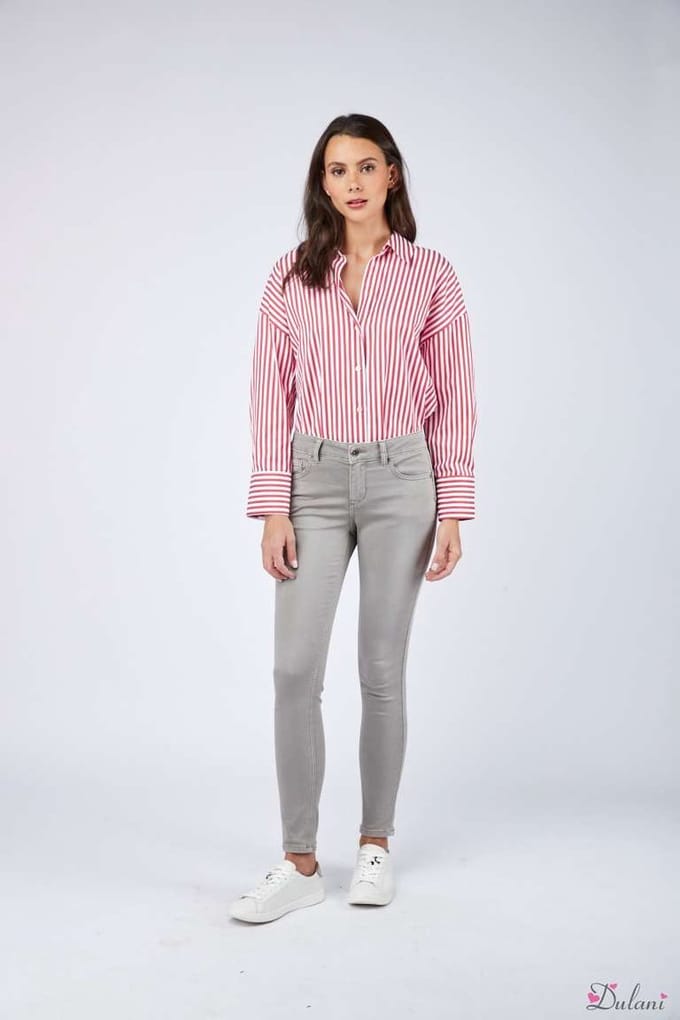 Broek Toxik3 met normale taille grijs L750-77
