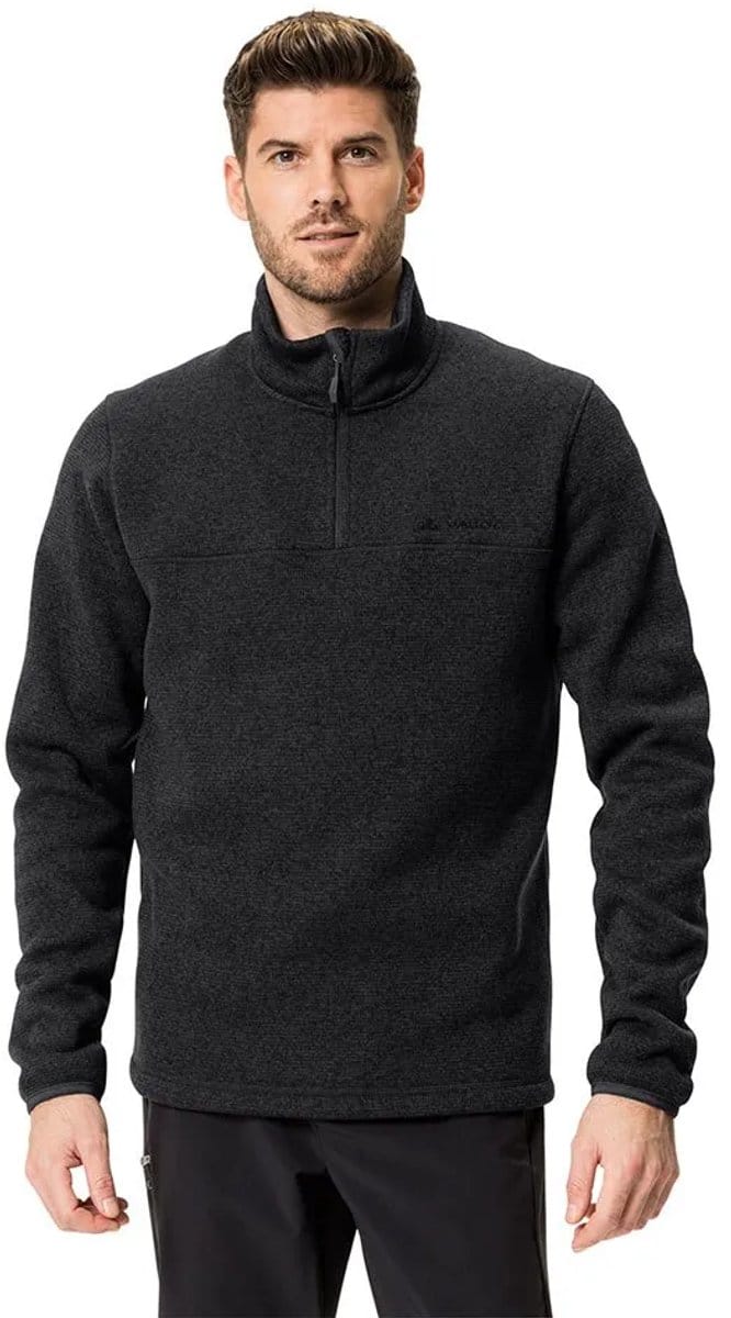 Vaude Rienza Iii Fleece Met Halve Rits Zwart S Man