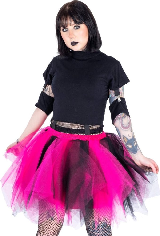 Poizen Industries - Caelia Tutu - Zwart/Paars
