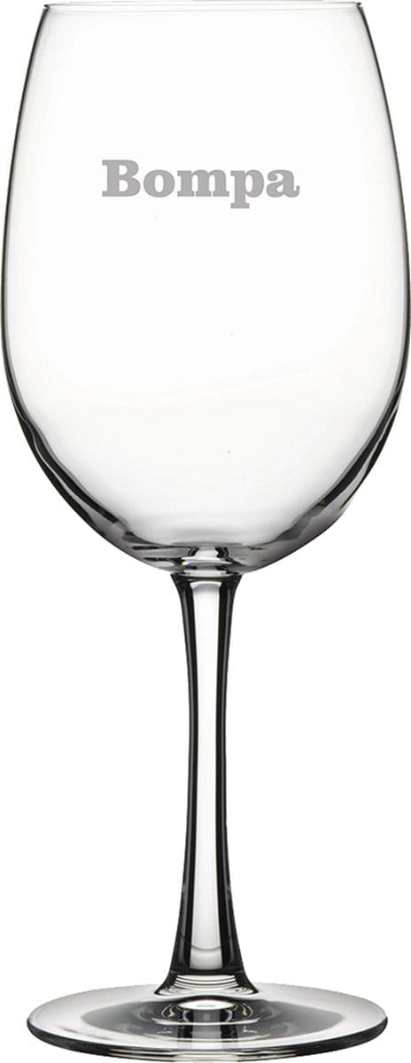 Rode wijnglas gegraveerd - 46cl - Bompa