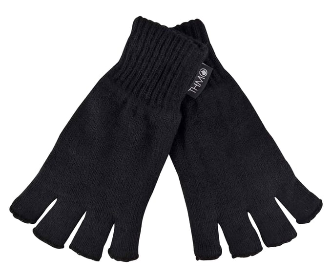 THMO - 3m Dunsulate wintervingerloze handschoenen voor heren - Zwart