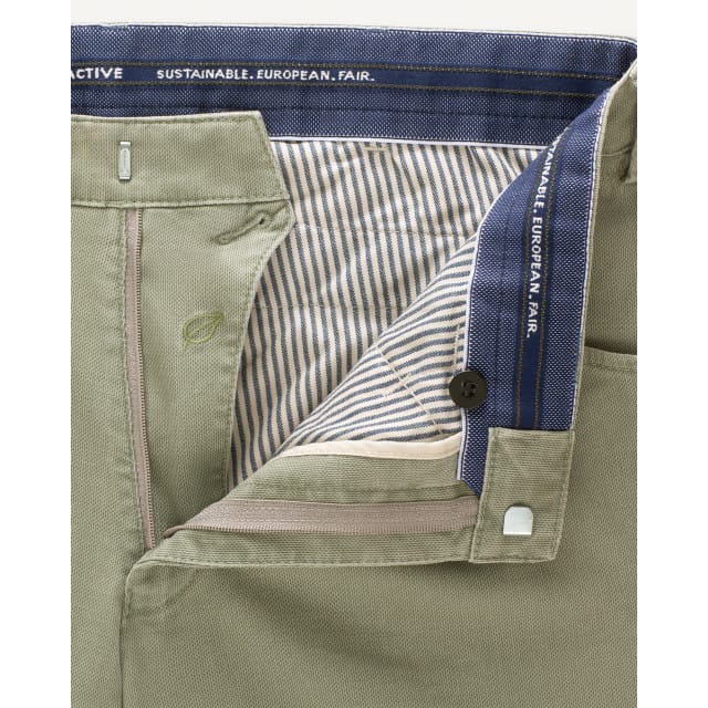 Meyer Broek Dublin Active Flex Super Microstructure 2-Way Stretch Sage Green / male