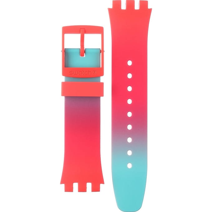 Swatch Plastic - New Chrono - SUS ASUSP100 Paradiso Kinetiko Horlogeband