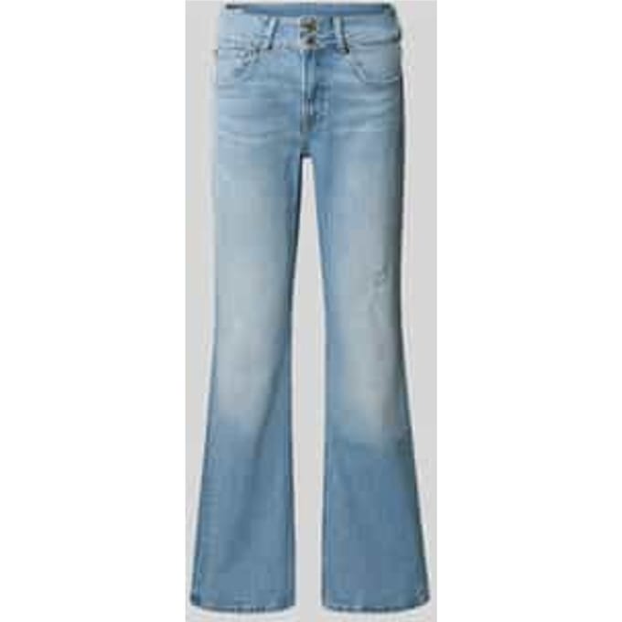 Flared jeans van katoenmix model 'VENUS'