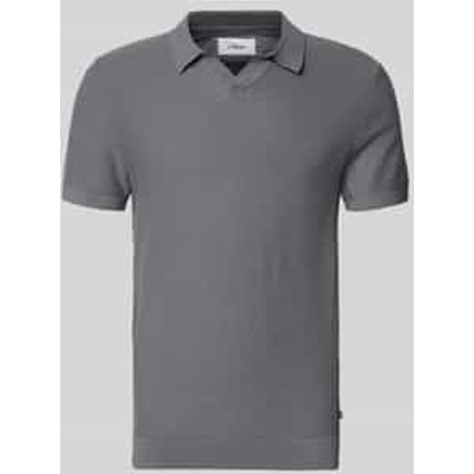 s.Oliver  Pullover Grey/black Größe: M | Poloshirts Outlet | Herren | Grau