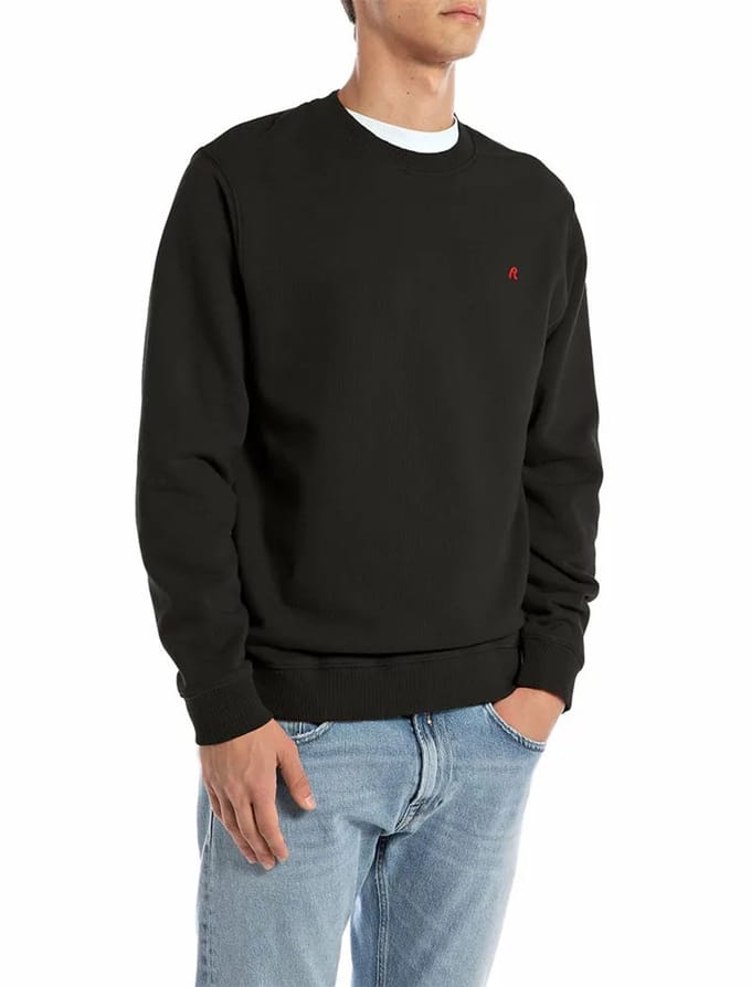 Replay M3106.000.23736p Sweatshirt Zwart L Man