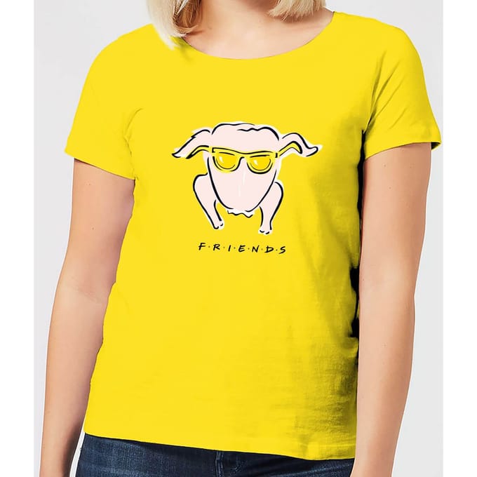 Friends Turkey dames t-shirt - Geel - S