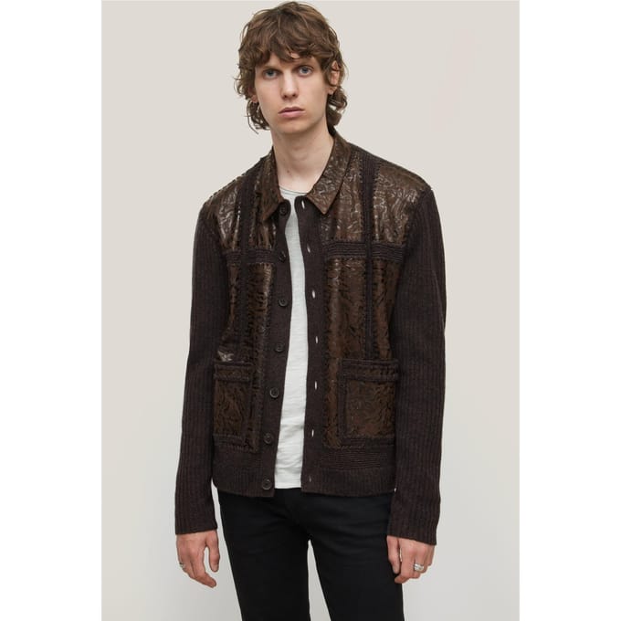 John Varvatos Ellington Regular Fit Shi Mocha Größe: M | Jacken Outlet | Herren