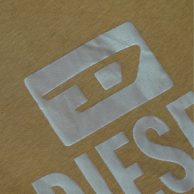 Diesel Monotone Logo Koffielikeur T-shirt