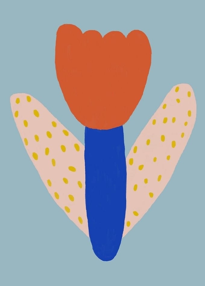 Petit Monkey poster Tulip 50 x 70 cm