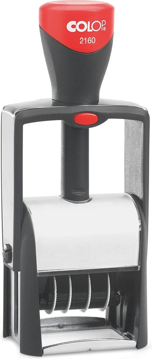Colop Classic 2160 Rood - Stempels - Datum stempel Nederlands - Stempel afbeelding en tekst