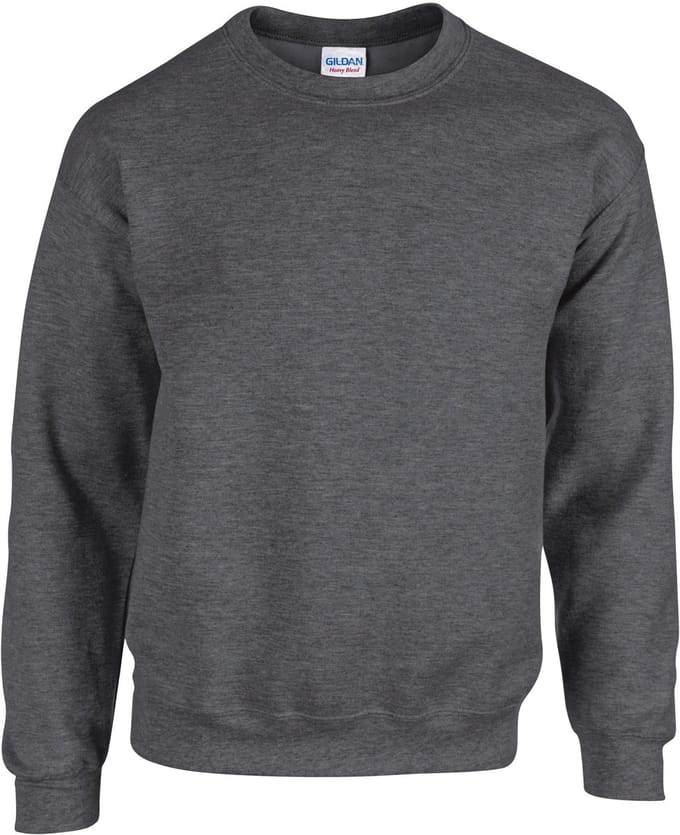 Gildan - Heavy Blend Unisex Sweater - Dark Heather maat L