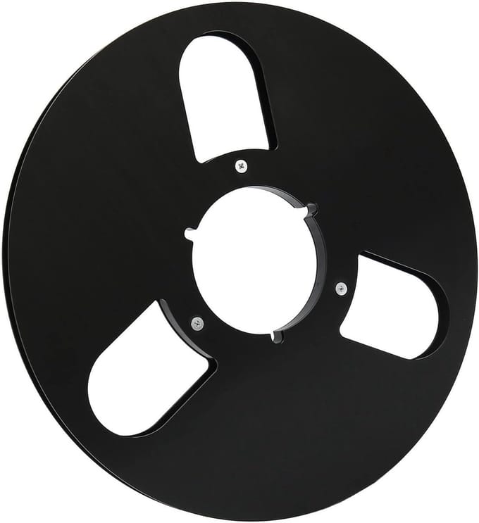 Lege Haspel - Opname Haspel - Tape Opslag - Aluminium Legering - 10.5 Inch - Zwart