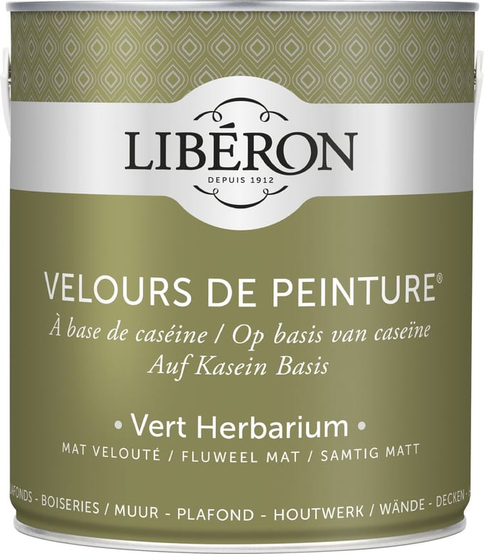 Liberon Velours De Peinture Muurverf - Mat - Vert Herbarium - 2,5l