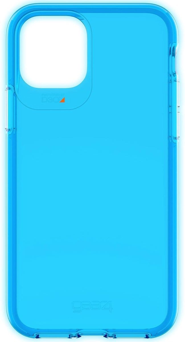 Gear4 Crystal Palace Neon Case Shockproof Hoesje iPhone 11 Pro - Blauw
