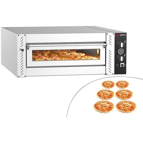 GGM Gastro Elektro Pizzaofen - 6x 30cm (Tief) - Manuell