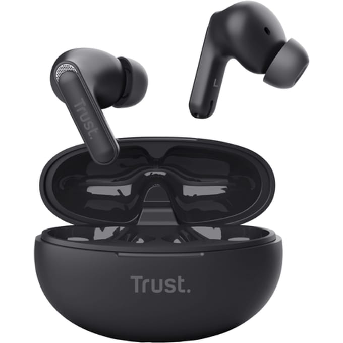 Trust Yavi Headset True Wireless Stereo (TWS) In-ear Oproepen/muziek USB Type-C Bluetooth Zwart