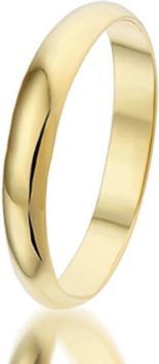 Montebello Ring Huwelijk - 925 Zilver Verguld - Trouw - 3mm - Maat 24,25-76mm