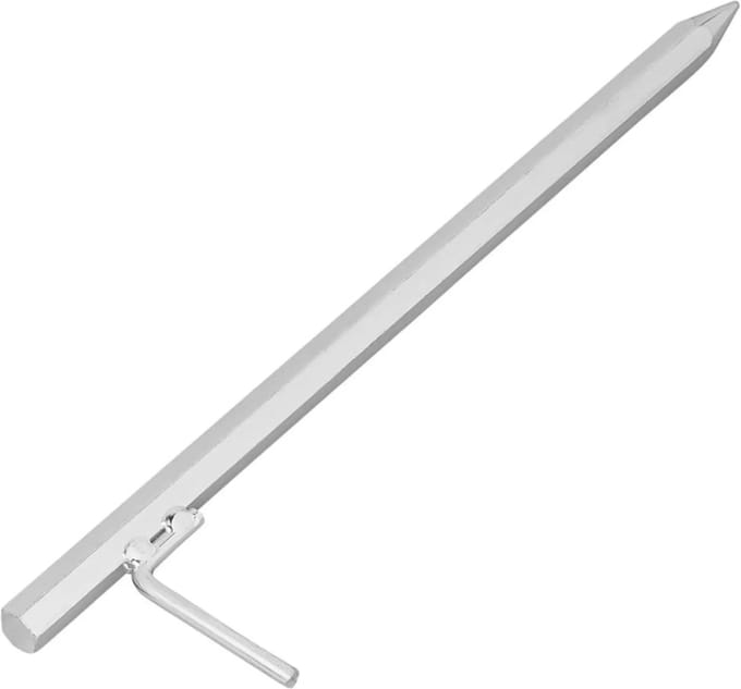 ProPlus Grondpen - Gegalvaniseerd Staal - L-haak - 40 cm - 16 mm Diameter