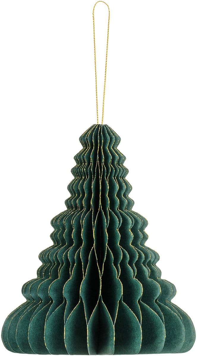 Kersthanger Kerstboom Groen - 15 cm