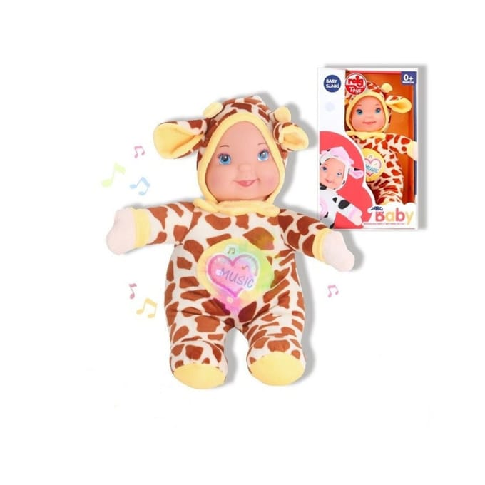 Babypop Reig 35 cm Giraf Muzikale Knuffel