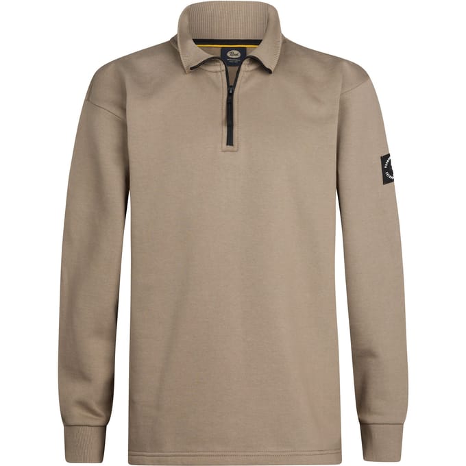 Petrol Industries - Jongens Half-Zip Sweater Skagit - Bruin