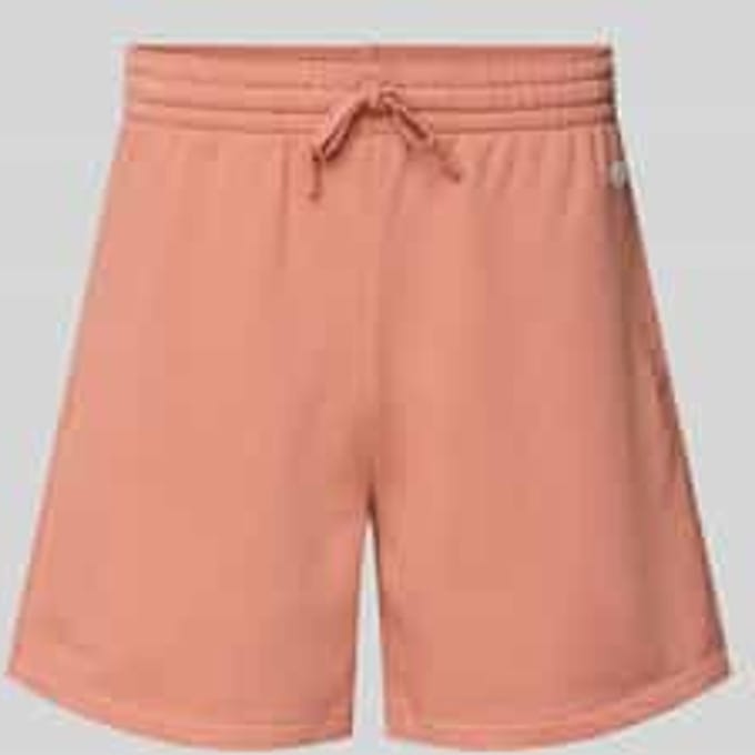 Relaxed fit sweatshorts met logobadge, model 'Sustainable'