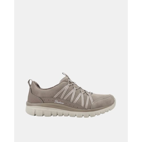 Skechers damessneaker donkergrijs Graceful Cozy Hug 100889/DKTP