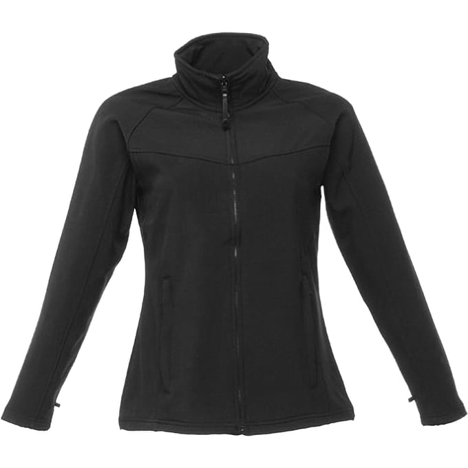 Regatta Dames Uproar Softshell Windbestendig Jasje (Zwart/Zwart)