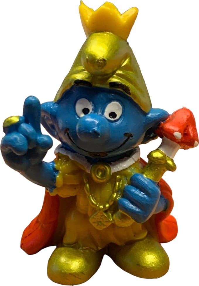 Keizer / Koning Smurf - De Smurfen - Schleich - 6 cm