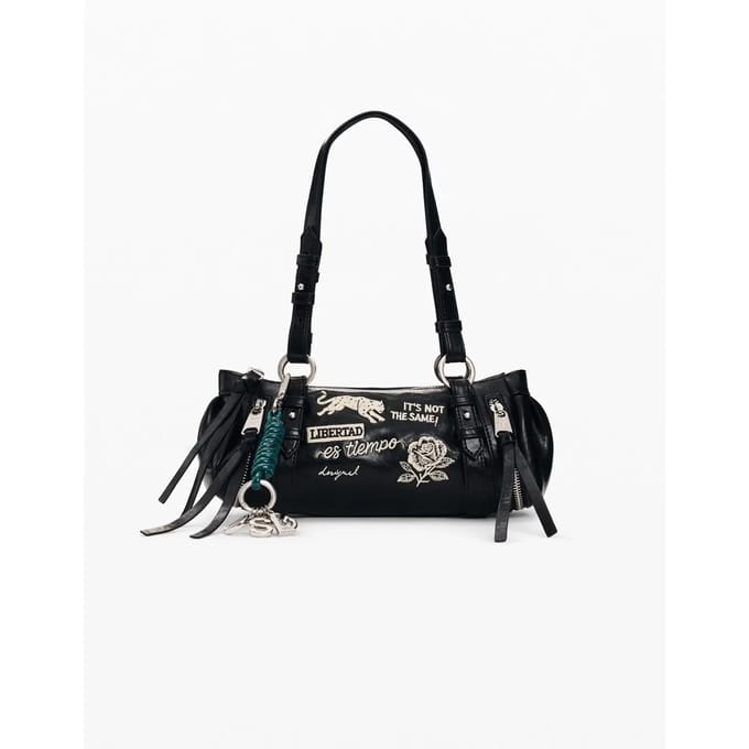 Desigual schoudertas Libertas Zarauz Bag Black zwart