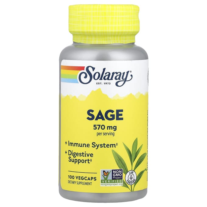 Sauge, 285 mg, 100 gélules végétales
