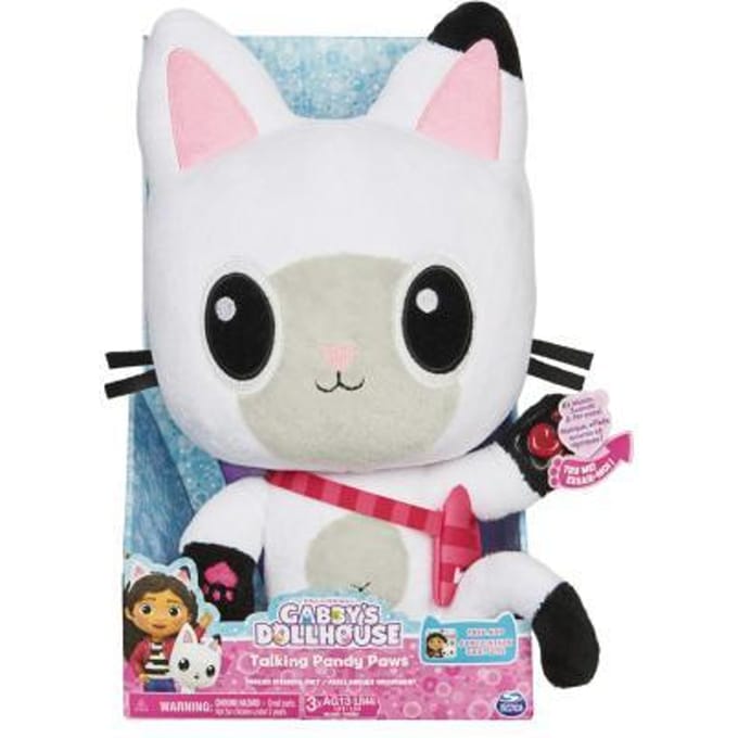 Gabby's Poppenhuis - Pandy Poek Interactief knuffel met licht en geluid - 33 cm