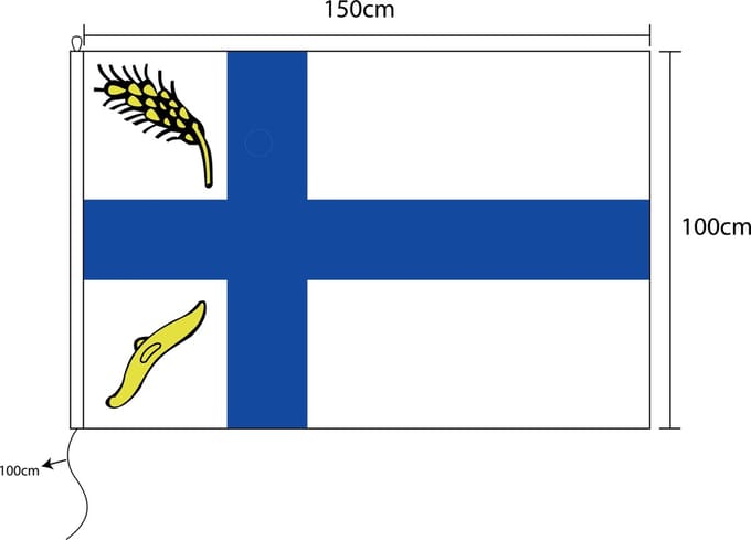 Vlag van Wierden 100x 150cm