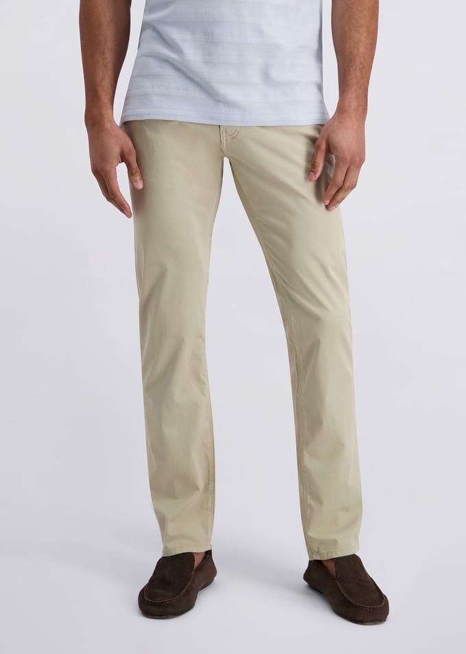 pierre cardin 5-pocket broek Lyon in Regular Fit