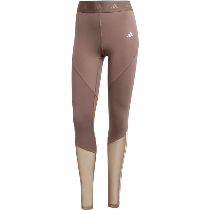 ADIDAS - hyglm 1/1 l - Lange trainingslegging dames - Bruin