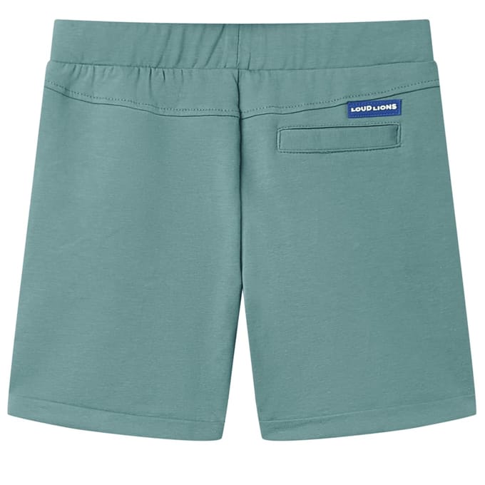 vidaXL - Kindershorts - met - trekkoord - 140 - oudpetrol
